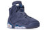 Фото #4 товара Jordan Air Jordan 6 Retro Diffused Blue 巴特勒 高帮 复古篮球鞋 GS 蓝色 / Кроссовки Jordan Air Jordan 384665-400