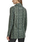 ფოტო #2 პროდუქტის Women's Python-Print Cowlneck Long-Sleeve Top