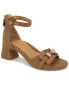 Фото #1 товара Gentle Souls By Kenneth Cole Bit Raffia & Leather Sandal Women's 10