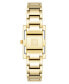 ფოტო #2 პროდუქტის Women's Quartz Gold-Tone Alloy Link Bracelet Watch, 20.5mm