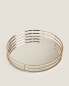 Фото #5 товара Round metal and mirrored tray