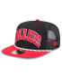 ფოტო #2 პროდუქტის Men's Black/Red Portland Trail Blazers Throwback Team Arch Golfer Snapback Hat