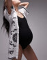 Фото #1 товара Topshop Maternity scoop back crinkle swimsuit in black