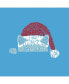 ფოტო #3 პროდუქტის Child Christmas Peeking Cat - Girl's Word Art T-Shirt