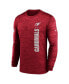 ფოტო #3 პროდუქტის Men's Cardinal Arizona Cardinals 2024 Sideline Velocity Performance Long Sleeve T-Shirt