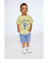 ფოტო #3 პროდუქტის Boy Organic Cotton T-Shirt With Print Lime - Child