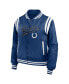 Women's Royal Indianapolis Colts Bomber Full-Zip Jacket