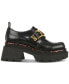 ფოტო #2 პროდუქტის Women's Natasha Buckled Lug Sole Platform Oxford Flats