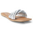 BEACH by Matisse Gale Metallic Slide Womens Silver Casual Sandals GALE-042