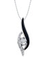 Jeans Diamond Pendant Necklace (1/3 ct. t.w.) in 14k White Gold