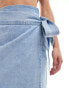 Never Fully Dressed Petite Jaspre mini skirt in denim