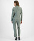 Фото #2 товара Pinstripe One-Button Jacket & Slim-Fit Pantsuit, Petite & Regular