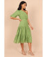 Фото #5 товара Women's Milla One Shoulder Tiered Midi Dress