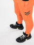 Фото #9 товара мужские брюки спортивные оранжевые зауженные летние трикотажные на резинке джоггеры Bikkembergs Spodnie