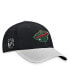 Men's Black, Gray Minnesota Wild 2023 NHL Global Series Sweden Adjustable Hat - фото #2