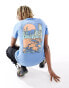 Фото #1 товара Columbia Rapid Ridge back print t-shirt in blue