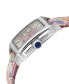 Women's Swiss Quartz Padova Floral White Leather Watch 30mm