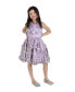 ფოტო #1 პროდუქტის Big Girls Sleeveless Party Dress with Floral Embroidery