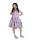 Фото #1 товара Big Girls Sleeveless Party Dress with Floral Embroidery