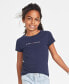 ფოტო #1 პროდუქტის Big Girls Classic Embroidered T-shirt