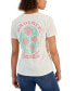 ფოტო #2 პროდუქტის Juniors' Radiate Kindness Rose Crewneck Tee