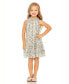 Фото #1 товара Little Girls Mesh Floral Print A-Line Dress