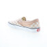 Фото #12 товара Vans Classic Slip-On VN0A38F7QCO Mens Beige Canvas Lifestyle Sneakers Shoes