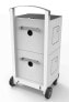 Фото #9 товара Compulocks CartiPad Duo Tablet/Laptop Charging Rolling Cart 32 Devices EU Power Plug - Indoor - White