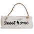 Wandschild Sweet Home Shabby-Look