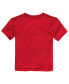 ფოტო #2 პროდუქტის Toddler Boys and Girls Red Kansas City Chiefs Eight-Time AFC West Division Champions T-shirt