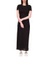 Фото #1 товара Michael Kors 290392 Women's Grommet Maxi Dress Black Size SM