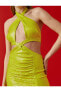 Фото #5 товара Payetli Pencere Detaylı Mini Elbise