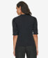 ფოტო #2 პროდუქტის Women's Elbow-Sleeve Crewneck Sweater