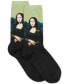 ფოტო #1 პროდუქტის Women's Mona Lisa Artist Series Fashion Crew Sock