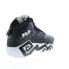 Фото #8 товара Fila MB Night Walk 1BM01747-013 Mens Black Leather Lifestyle Sneakers Shoes