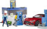 Фото #13 товара bruder 62111 - Bworld Petrol Station with Petrol Pump, Charging Station E-Cars, Roadster, Driver, Wash Area, Tankwart - 1:16 Play Set Car Washing System Car Racing Car Toy Car