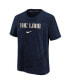 Big Boys and Girls Navy Cleveland Guardians 2024 City Connect Legend Performance T-Shirt