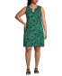 Фото #1 товара Women's Cotton Jersey Sleeveless Swim Cover-up Dress Print