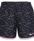 ფოტო #17 პროდუქტის Little Girls Dri-FIT Swoosh Logo Short Sleeve Tee and Printed Shorts Set