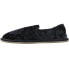 Фото #3 товара Sanuk Donna Cruz Velvet Slip On Womens Black Flats Casual 1105059-BLK