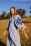 Фото #1 товара Платье длинное с рисунком в полоску Lug Von Siga X DeFacto
