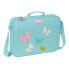 School Satchel Moos Butterflies Light Blue 38 x 28 x 6 cm