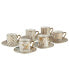 Matrix Espresso Cups & Saucers Set