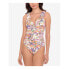 Lauren Ralph Lauren 284836 Multi Color Printed Tummy Control Swimsuit, Size 6