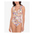 Фото #1 товара Lauren Ralph Lauren 284836 Multi Color Printed Tummy Control Swimsuit, Size 6