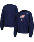 Фото #1 товара Women's Navy U.S. Paralympics Long Sleeve Boxy T-shirt