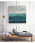 30" x 30" Sea Foam Vista I Art Block Framed Canvas