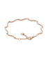 Women's Essential Waves Rose Gold-Tone Stainless Steel Chain Bracelet