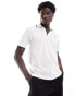 Фото #2 товара GANT logo tipping collar polo in white