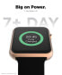 ფოტო #9 პროდუქტის Air 4 Unisex Silicone Strap Smartwatch 41mm